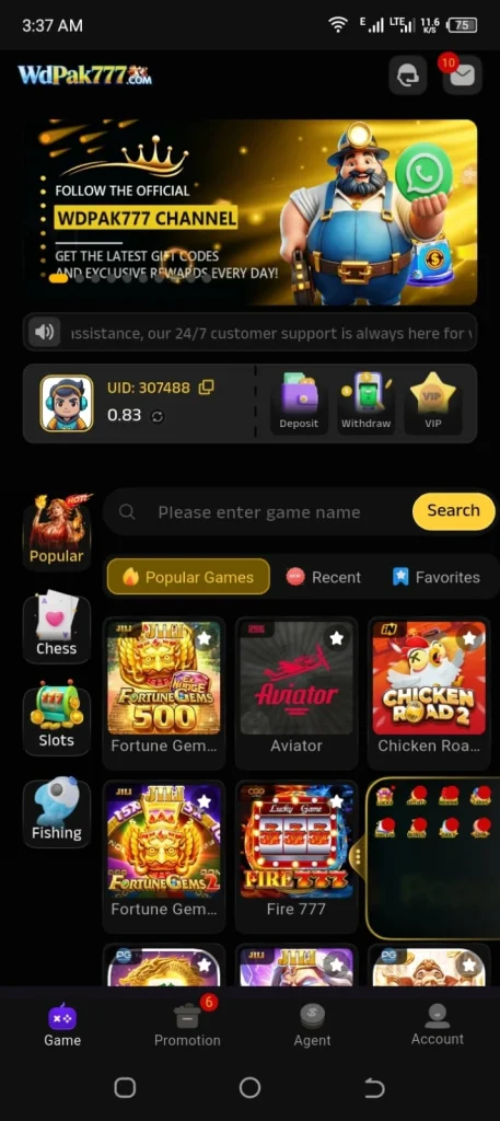 Wdpak777 Game APK