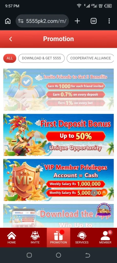 5555bet Game Download